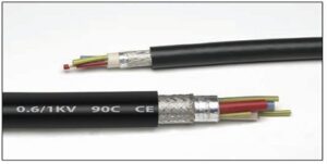 Multicore Screened Submersible EPR/CPE Cable VSD 90°C 0.6/1kV