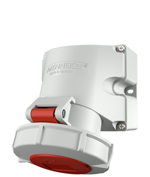 32A4P440V Wall Mount Socket IP67