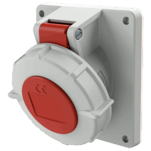 16A4P400V Panel mounted socket IP67