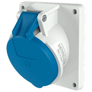 32A3P230V Panel mounted socket IP44