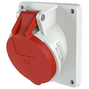32A5P400V Panel mounted socket IP44