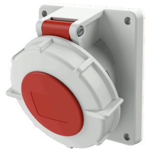 16A5P400V Panel mounted socket  IP67