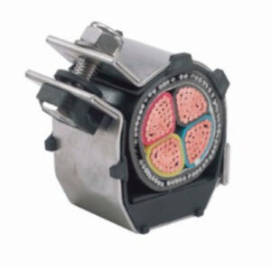 EMPEROR SINGLE CABLECLEAT 127-150mm HEAVY DUTY COMPACT STAINLESS STEEL. FOR CABLES IN SINGLE FORMATION